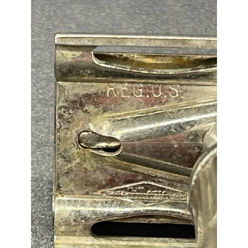 Vintage 1940's Fat Handle Gillette Double Edge Safety Razor *See Photos for Cond